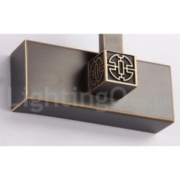 Lampe de salle de bain IPMirror, applique murale en laiton pur avec abat-jour en acrylique, éclairage de maquillage