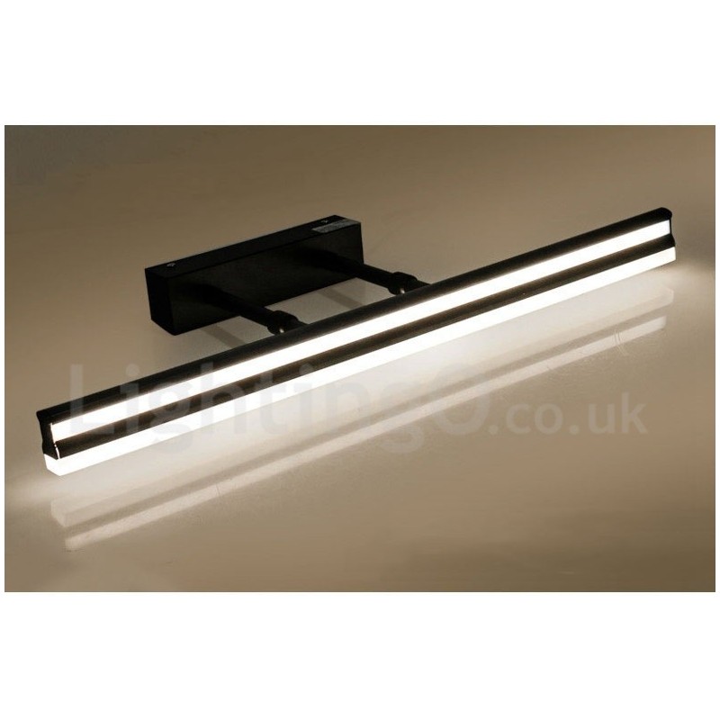 Lampe de miroir IP44 pour salle de bain, éclairage vers le haut et vers le bas, applique murale avec abat-jour en acrylique, éclairage de maquillage