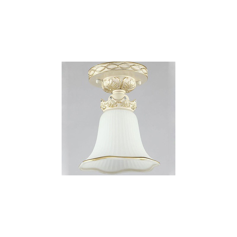 Lampe dôme en verre et résine de type européen, douce et absorbante