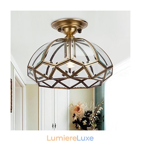 Plafonnier décoratif contemporain moderne en cuivre Plafonnier décoratif contemporain moderne en cuivre