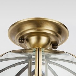 Plafonnier décoratif contemporain moderne en cuivre