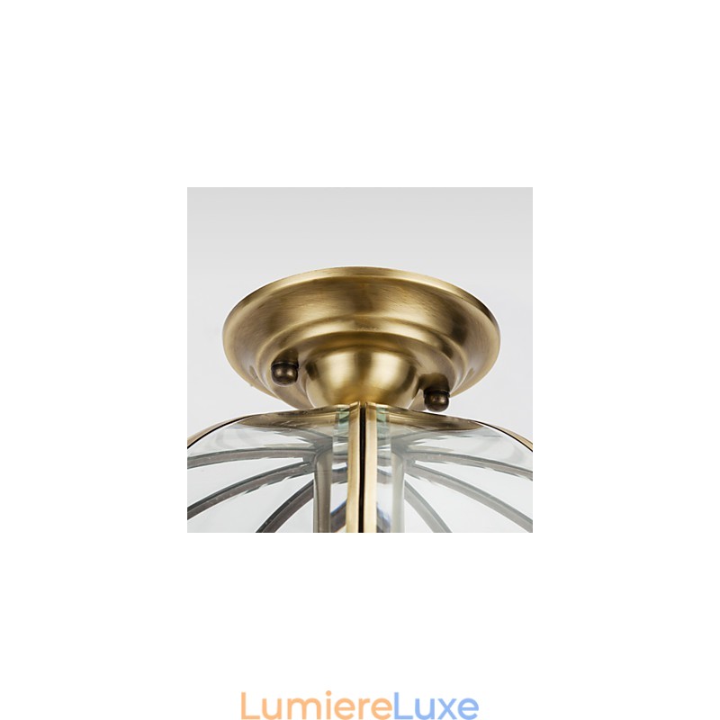 Plafonnier décoratif contemporain moderne en cuivre