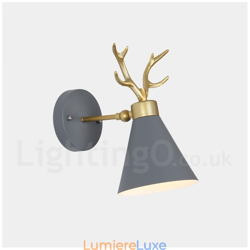 Applique murale moderne en forme de bois de cerf