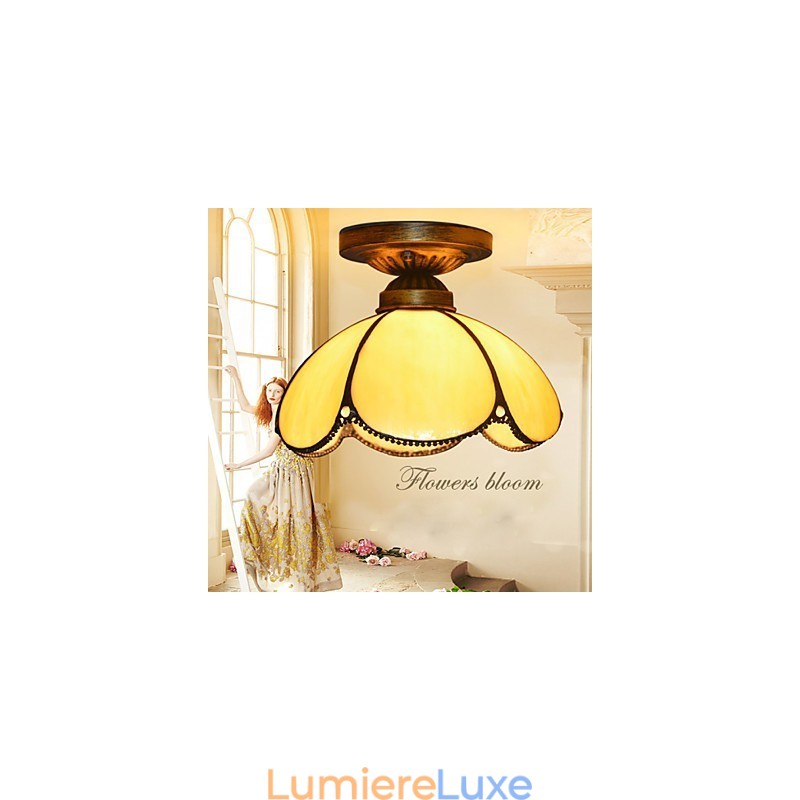 Lampe à dôme absorbante de type européen restaurant les anciennes manières, contractée et créative