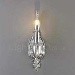 Applique murale en cristal de style américain, 1 lumière, dorée et noire, pour salon, salle à manger, magasin de vêtements, café, hôtel