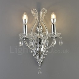 Applique murale en cristal de style américain à 2 lumières, dorée et noire, pour salon, salle à manger, magasin de vêtements, café, hôtel