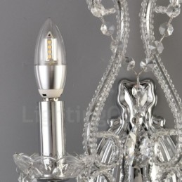 Applique murale en cristal de style américain à 2 lumières, dorée et noire, pour salon, salle à manger, magasin de vêtements, café, hôtel
