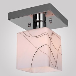 Plafonnier en métal galvanisé de style mini contemporain moderne