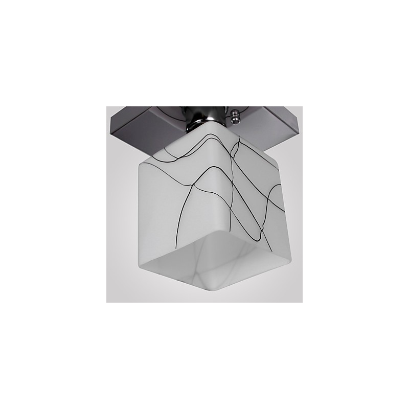 Plafonnier en métal galvanisé de style mini contemporain moderne
