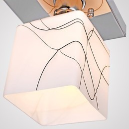 Plafonnier en métal galvanisé de style mini contemporain moderne