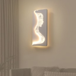 Applique murale d'intérieur pour jolies filles tournées vers la gauche et la droite