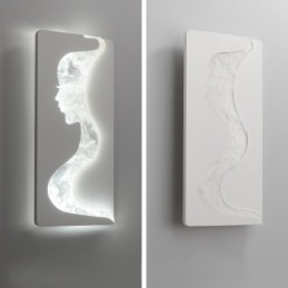 Applique murale d'intérieur pour jolies filles tournées vers la gauche et la droite