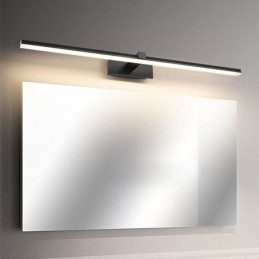 Applique murale contemporaine pour miroir, éclairage frontal en acrylique pour salle de bain