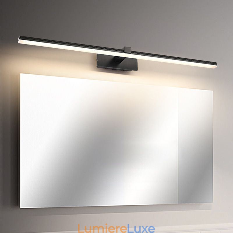 Applique murale contemporaine pour miroir, éclairage frontal en acrylique pour salle de bain