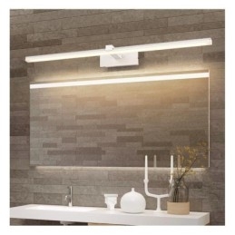 Applique murale contemporaine pour miroir, éclairage frontal en acrylique pour salle de bain