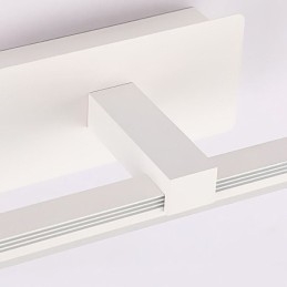 Applique murale contemporaine pour miroir, éclairage frontal en acrylique pour salle de bain
