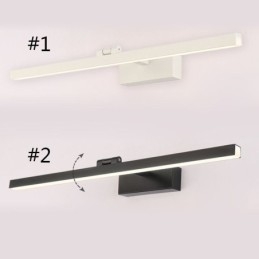 Applique murale à angle réglable pour miroir de style nordique pour salle de bain