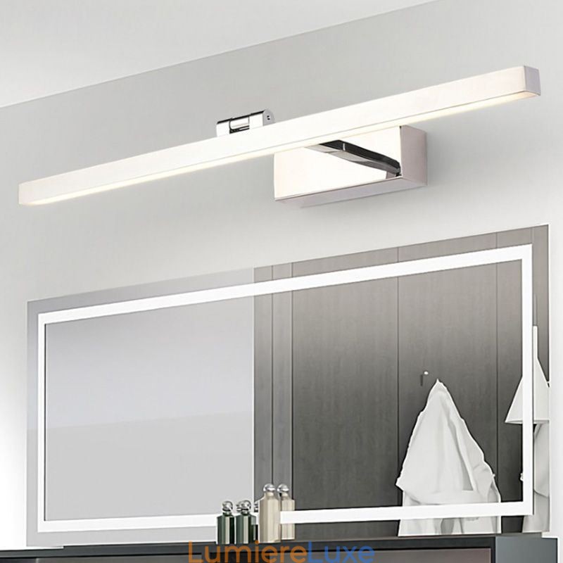 Applique murale à angle réglable pour miroir de style nordique pour salle de bain