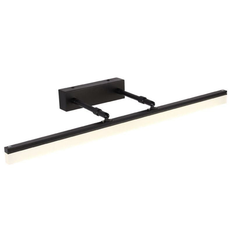 Miroir avant lumineux en acrylique extensible, lampe murale pour salle de bain, couloir