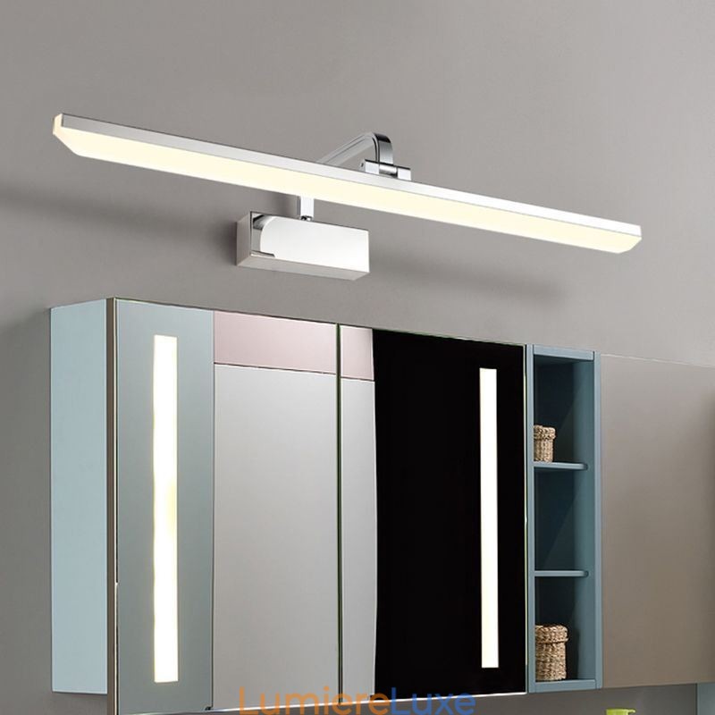 Applique murale moderne pour miroir, éclairage frontal à angle réglable pour salle de bain, maquillage