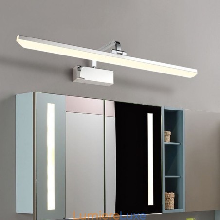 Applique murale moderne pour miroir, éclairage frontal à angle réglable pour salle de bain, maquillage Applique murale moderne pour miroir, éclairage frontal à angle réglable pour salle de bain, maquillage