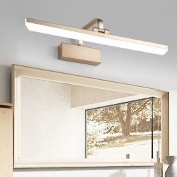 Applique murale moderne pour miroir, éclairage frontal à angle réglable pour salle de bain, maquillage