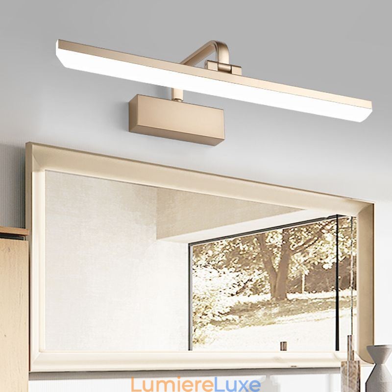 Applique murale moderne pour miroir, éclairage frontal à angle réglable pour salle de bain, maquillage