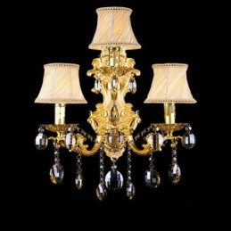 Applique murale de luxe en cristal style européen