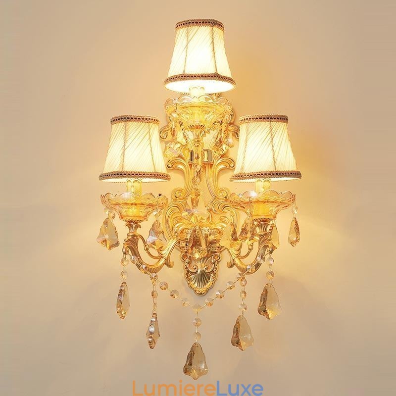 Applique murale luxueuse et élégante, lampe décorative, éclairage de chevet