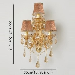 Applique murale luxueuse et élégante, lampe décorative, éclairage de chevet