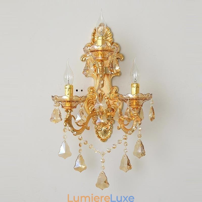 Applique murale luxueuse et élégante, lampe décorative, éclairage de chevet