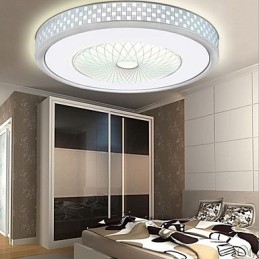 Lampe circulaire en cristal romantique à dôme