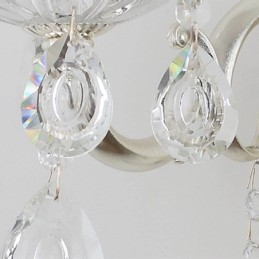 Applique murale européenne en cristal, luminaire décoratif