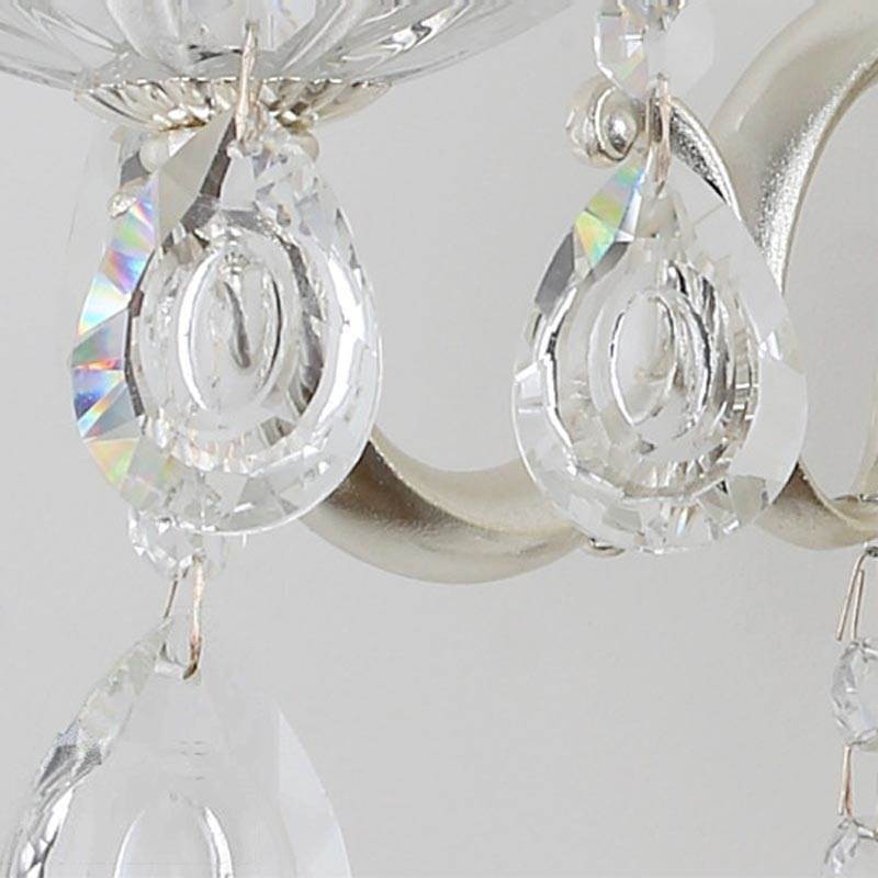 Applique murale européenne en cristal, luminaire décoratif