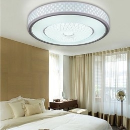 Lampe circulaire en cristal romantique à dôme