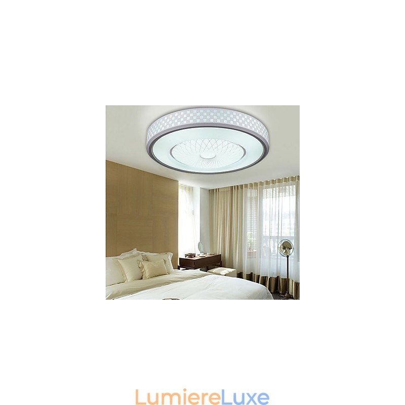 Lampe circulaire en cristal romantique à dôme