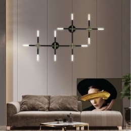 Applique murale créative à épisser, blanc chaud, lampe combinée DIY