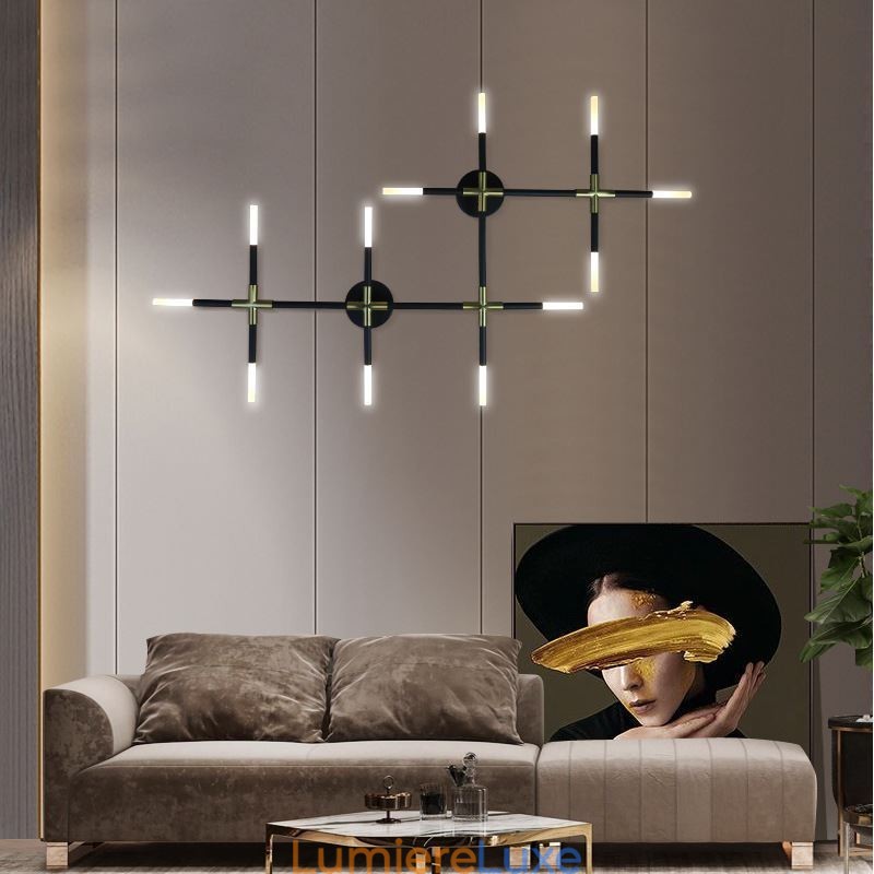 Applique murale créative à épisser, blanc chaud, lampe combinée DIY