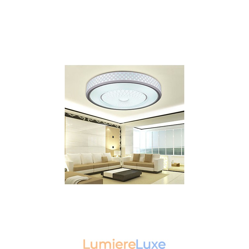Lampe circulaire en cristal romantique à dôme