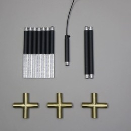 Applique murale créative à épisser, blanc chaud, lampe combinée DIY