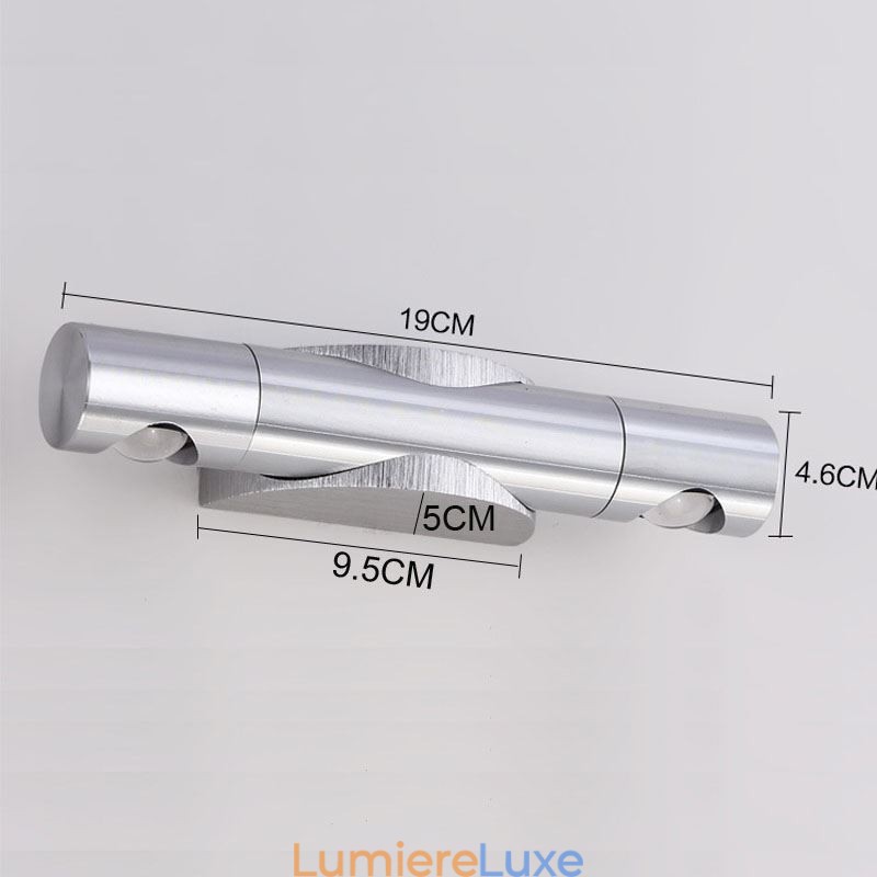 Applique murale rotative pour salle de bain