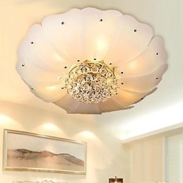 Lustre suspendu en métal galvanisé et cristal, style moderne, contemporain, traditionnel, classique, rustique, style lodge, vintage, rétro