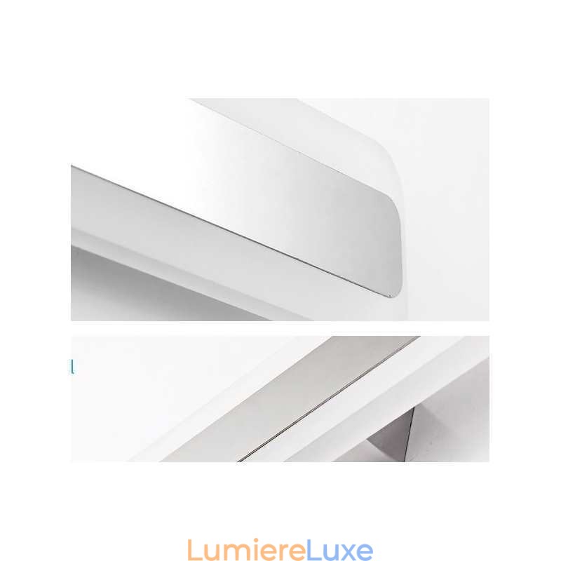 Nouveau miroir mural lumineux moderne en acrylique pour salle de bain