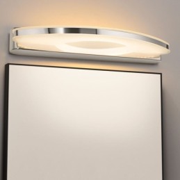 Applique murale moderne pour miroir et salle de bain en acier inoxydable
