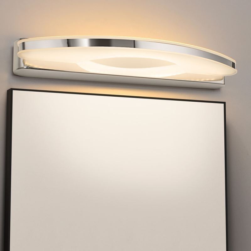 Applique murale moderne pour miroir et salle de bain en acier inoxydable