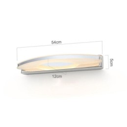 Applique murale moderne pour miroir et salle de bain en acier inoxydable