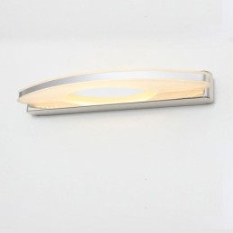 Applique murale moderne pour miroir et salle de bain en acier inoxydable