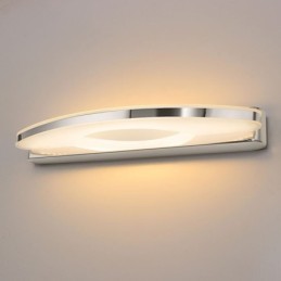 Applique murale moderne pour miroir et salle de bain en acier inoxydable