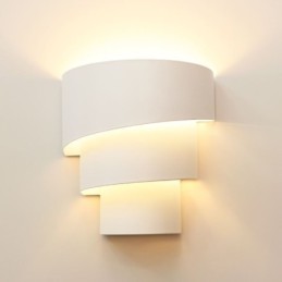 Applique murale minimaliste moderne en spirale pour gâteau, lampe de chevet