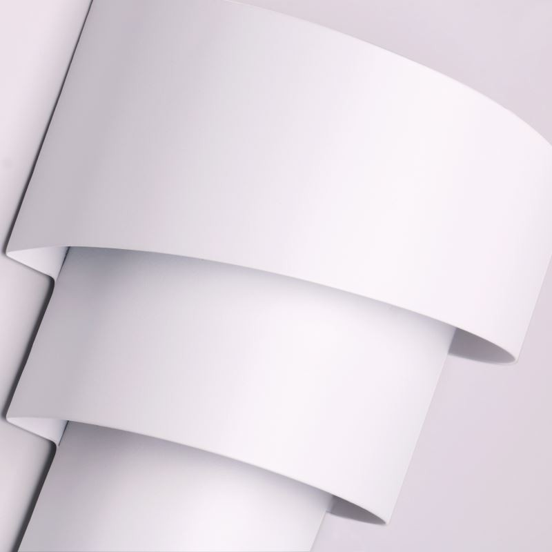 Applique murale minimaliste moderne en spirale pour gâteau, lampe de chevet
